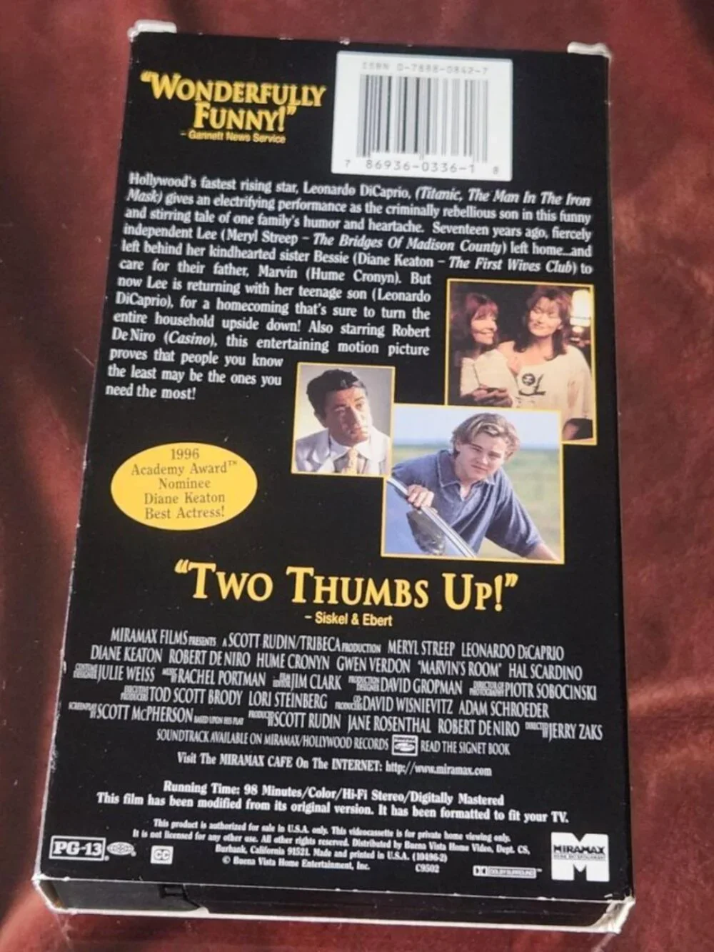 Marvin's Room - 1996 - VHS